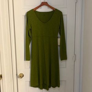 Horny Toad midi dress, size small, avocado green